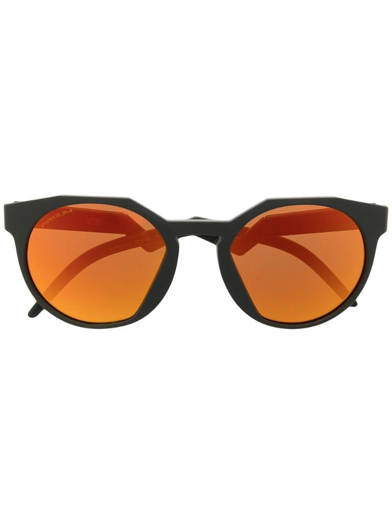 Black Hstn Round Sunglasses