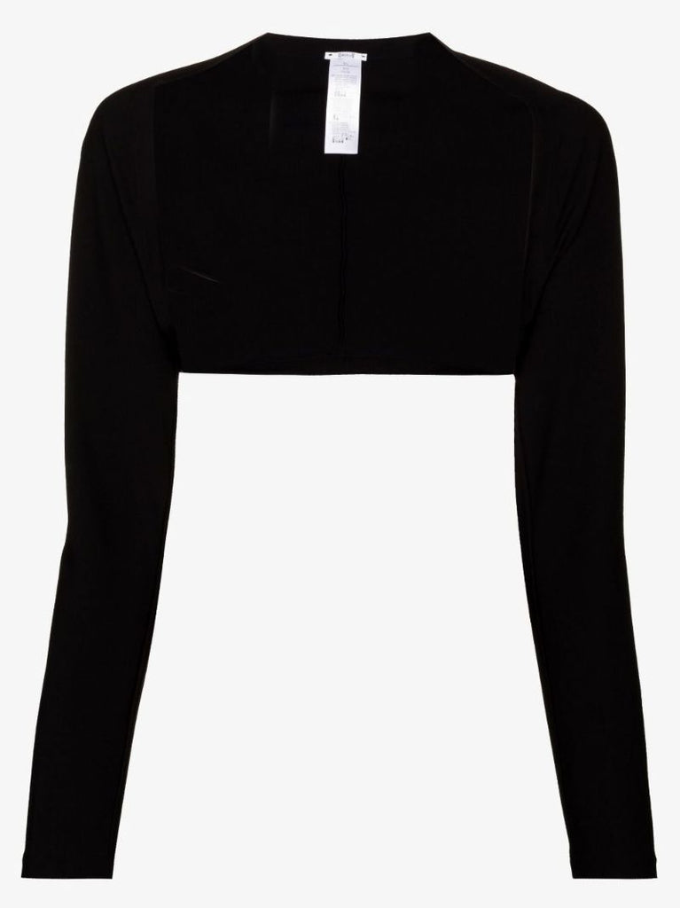 The Shrug Cropped Jersey Cardigan