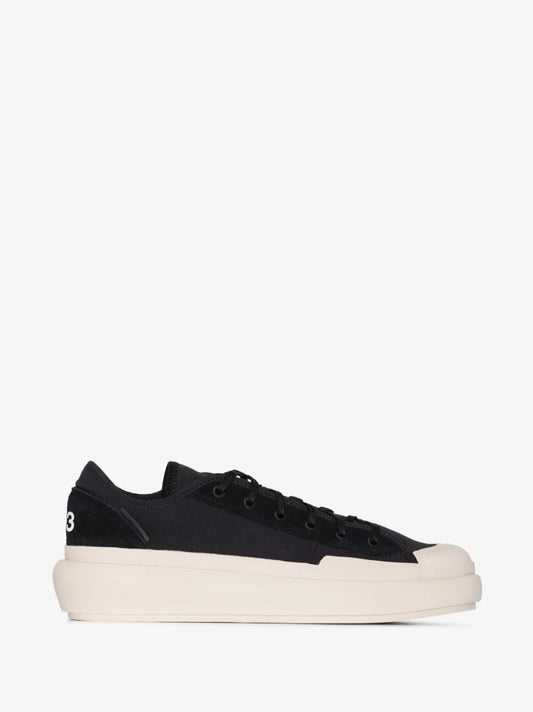 Black Ajatu Court Low Top Sneakers
