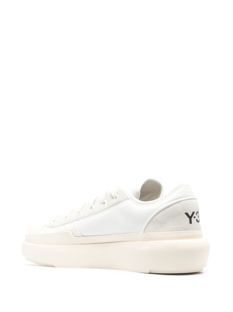 White Ajatu Leather Low-top Sneakers