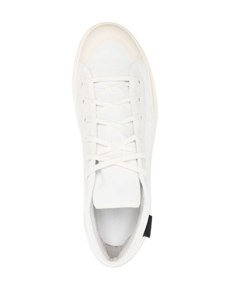 White Ajatu Leather Low-top Sneakers