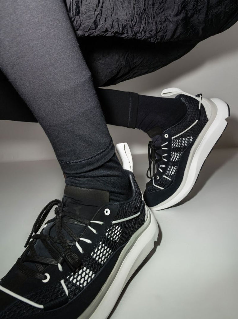 Black Shiku Run Sneakers