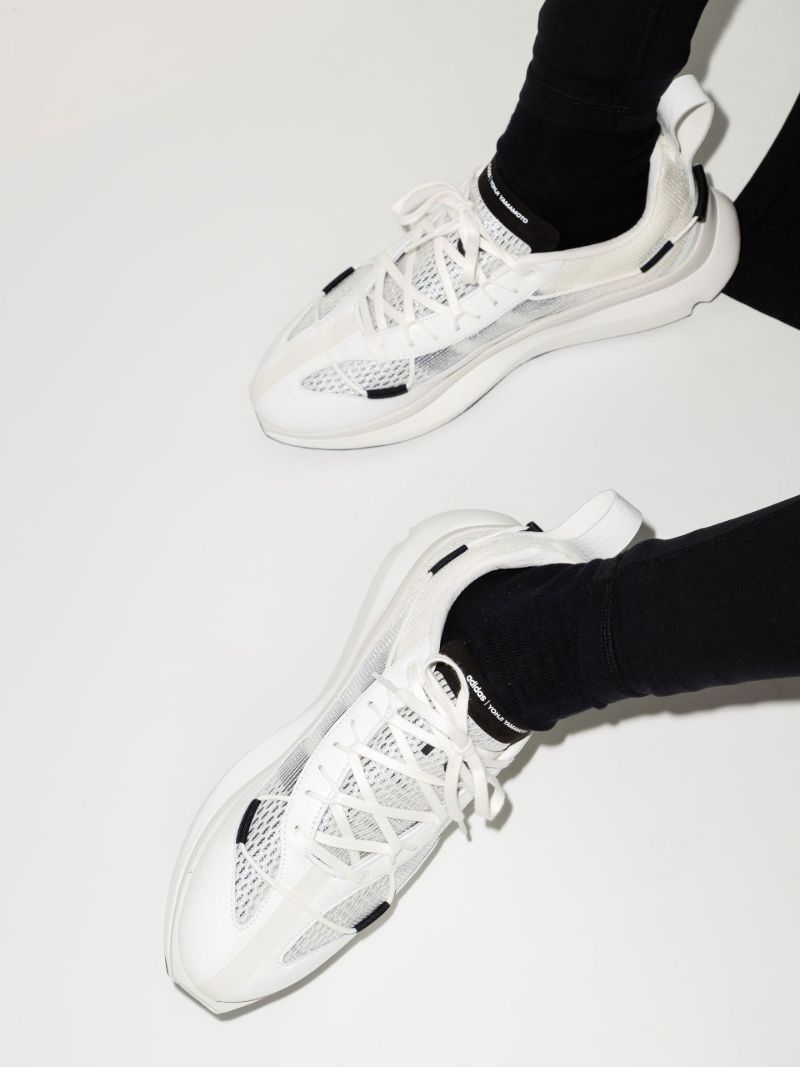 White Shiku Run Sneakers