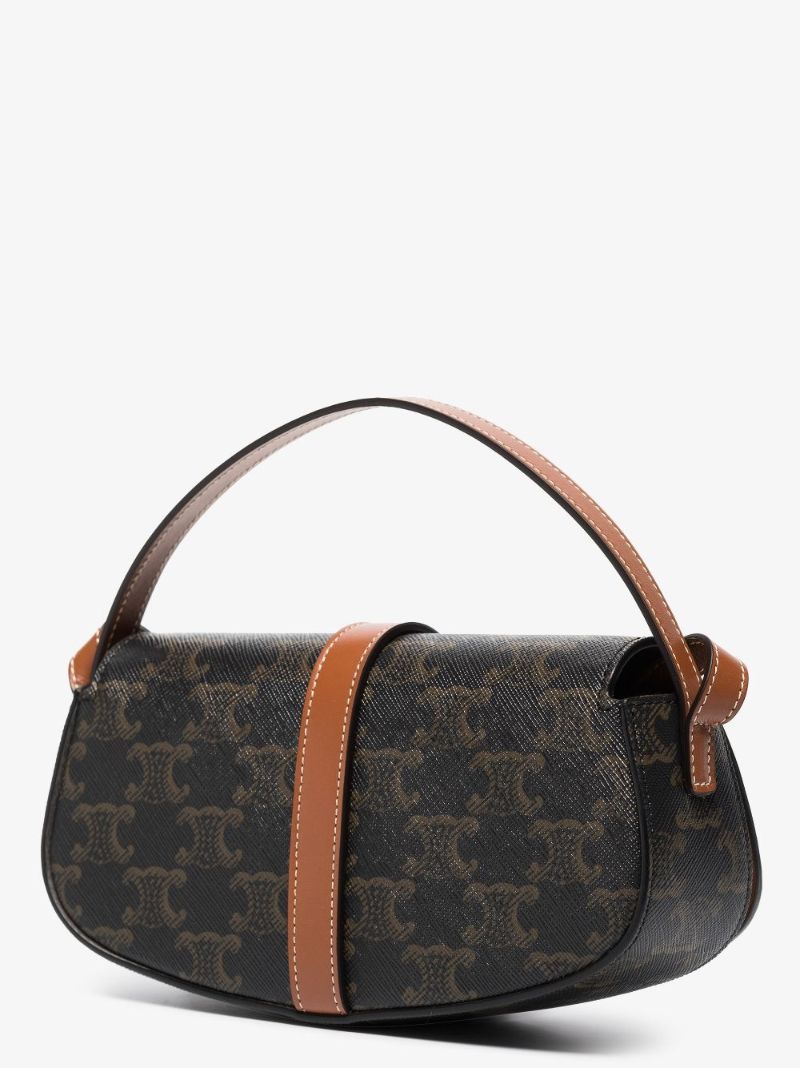 Black Clutch on Strap Tabou Shoulder Bag