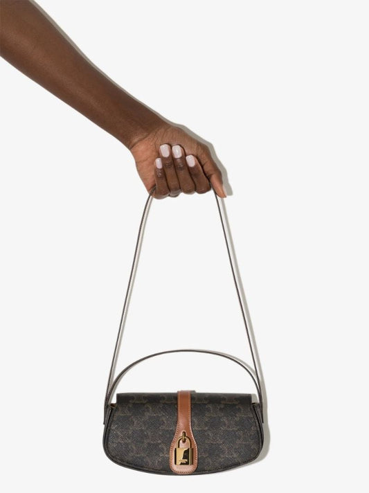 Black Clutch on Strap Tabou Shoulder Bag