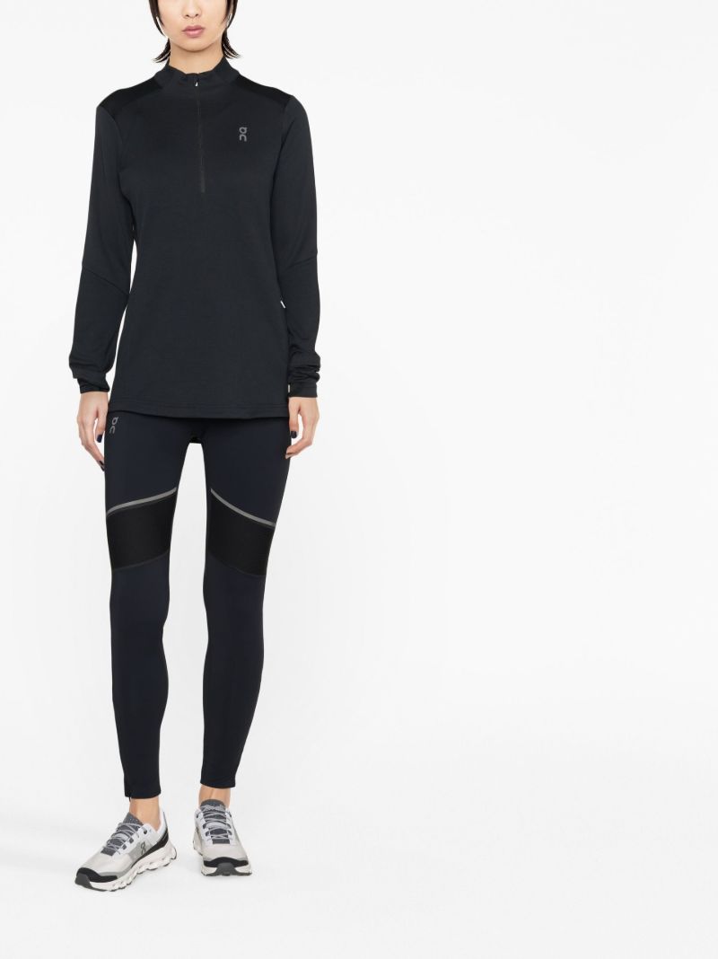 Black Climate Half-zip Running Top