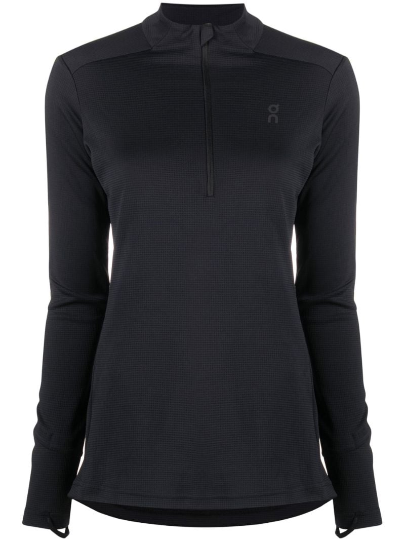 Black Climate Half-zip Running Top