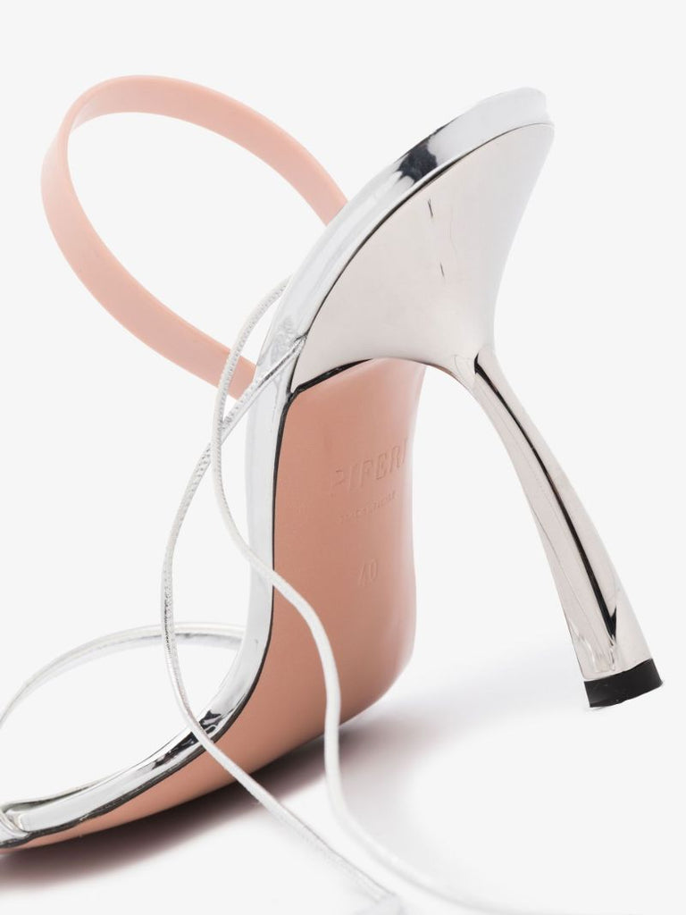 Silver Izma 100 Vegan Leather Sandals
