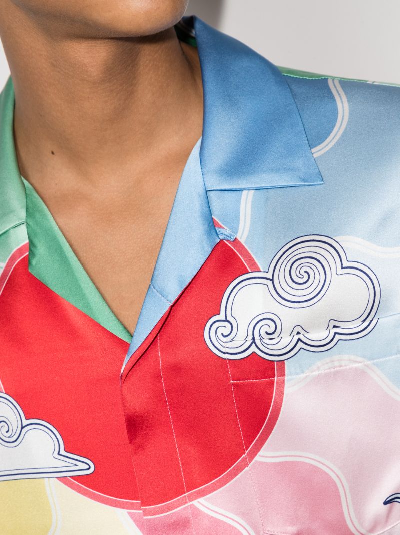Soleil Levant Silk Shirt