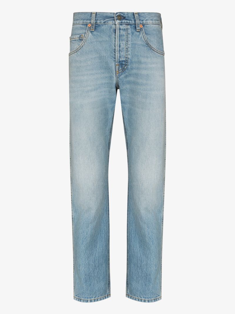 Eco Bleached Tapered Jeans
