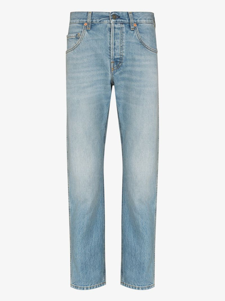 Eco Bleached Tapered Jeans