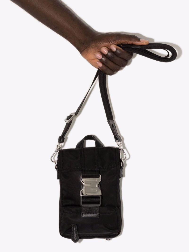 Black Fendiness Mini Cross Body Bag