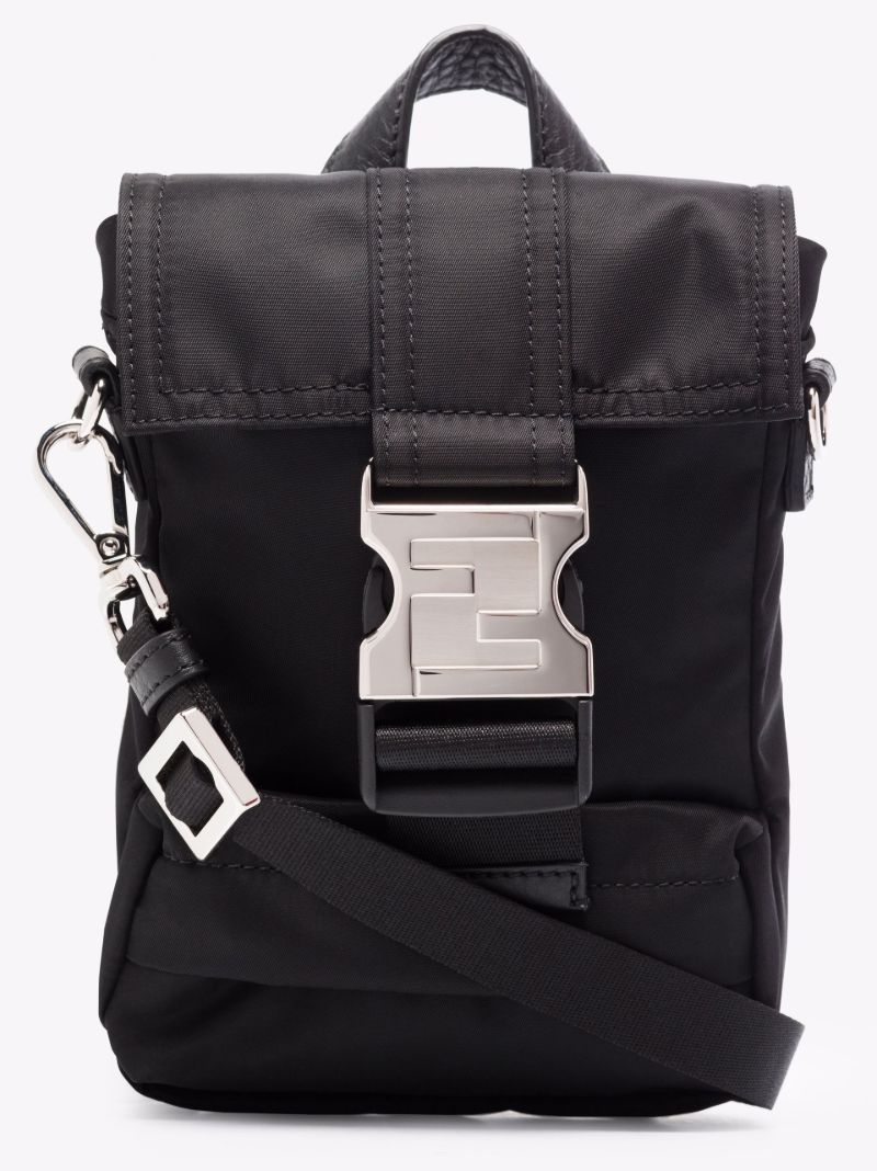 Black Fendiness Mini Cross Body Bag