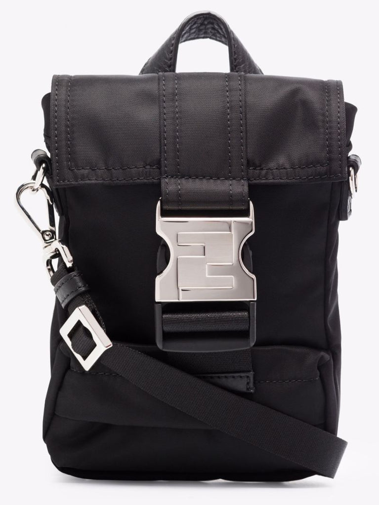 Black Fendiness Mini Cross Body Bag