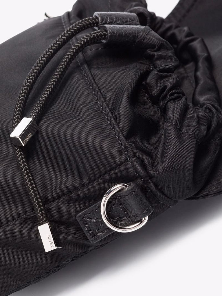 Black Fendiness Mini Cross Body Bag