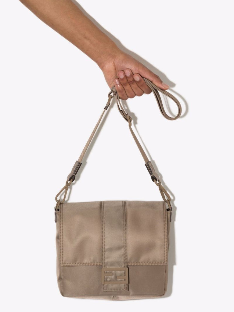 Neutral Logo Messenger Bag