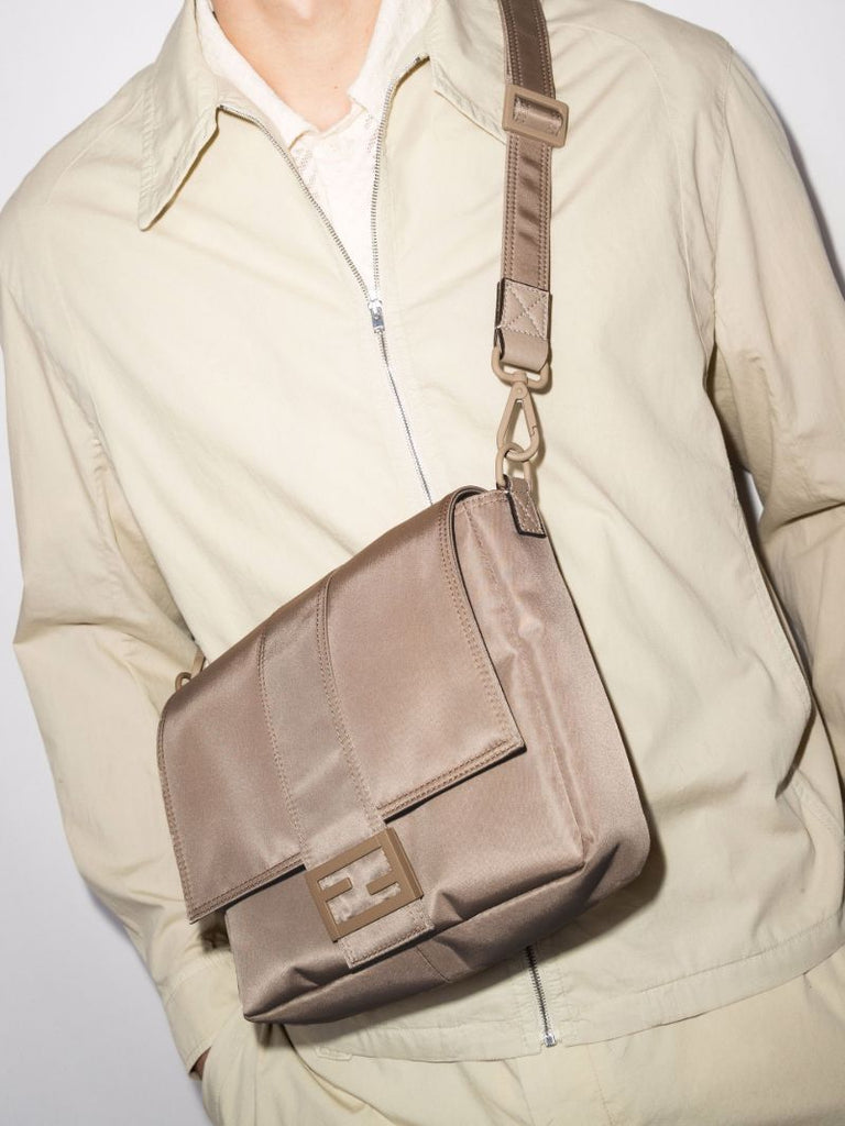 Neutral Logo Messenger Bag