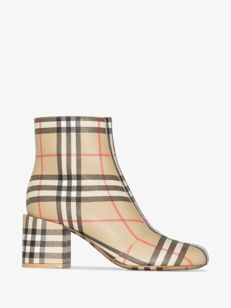 Neutral 65 Vintage Check Ankle Boots