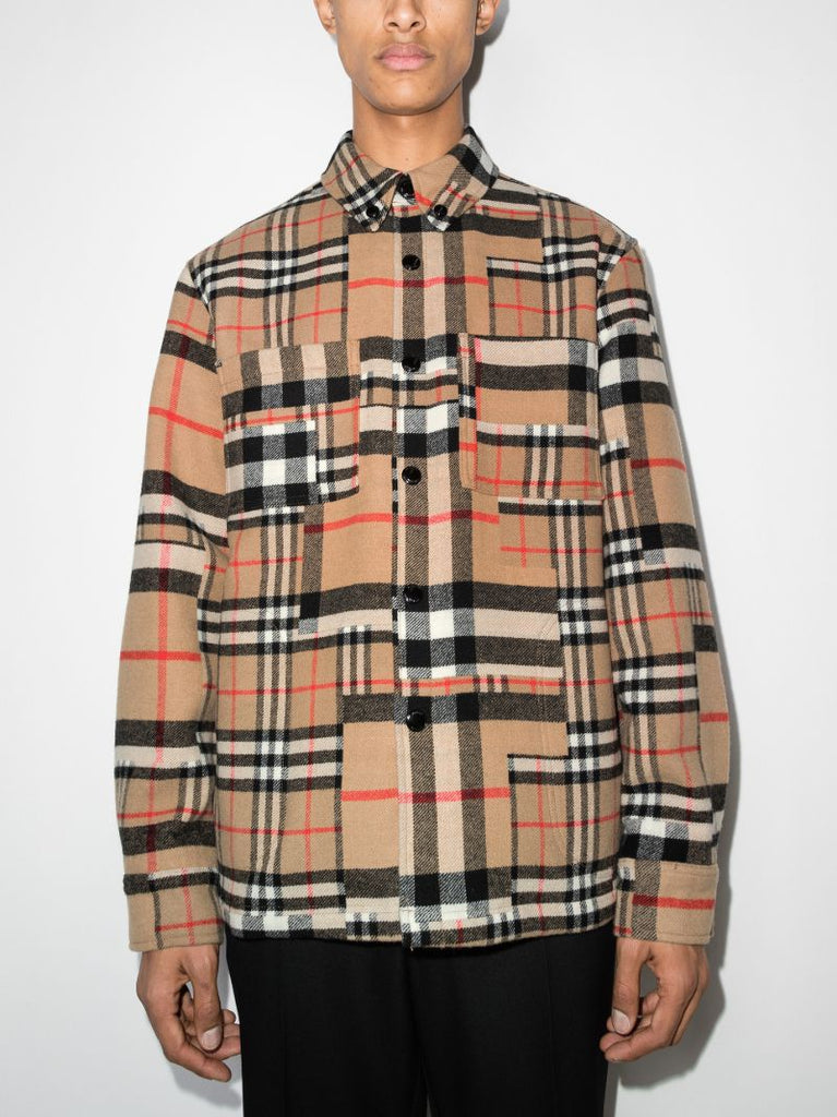 Offton Patchwork Check Shirt