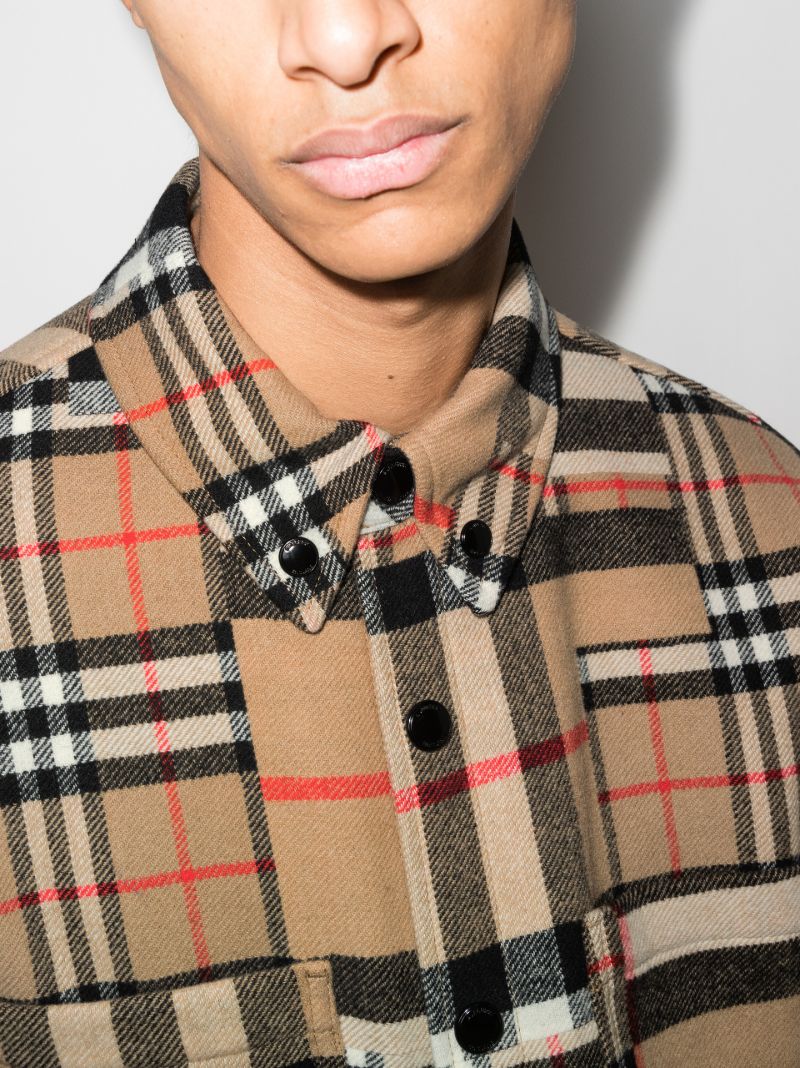 Offton Patchwork Check Shirt