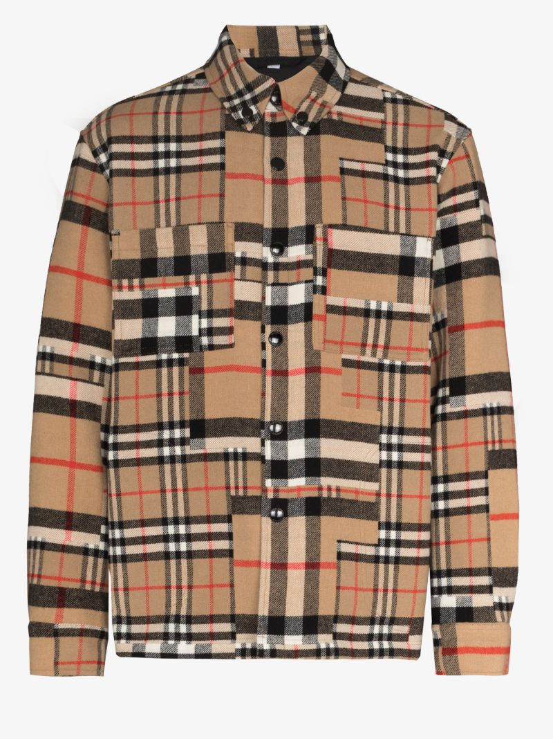 Offton Patchwork Check Shirt