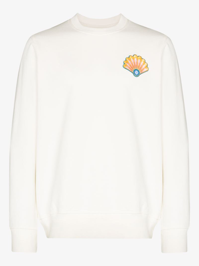 Shell Print Cotton Sweatshirt