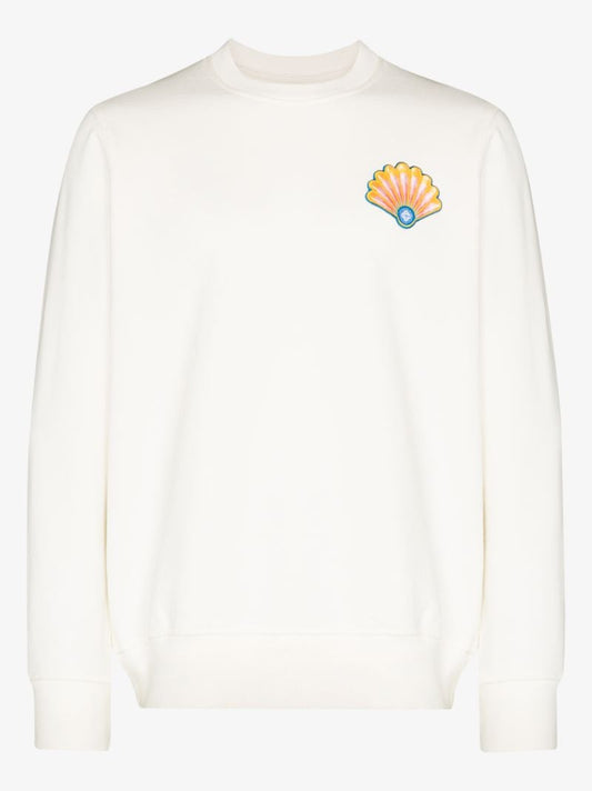 Shell Print Cotton Sweatshirt