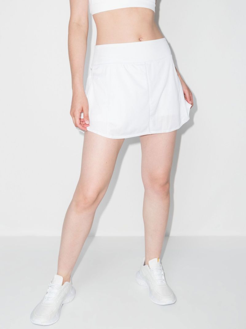 White Tennis Match Skirt