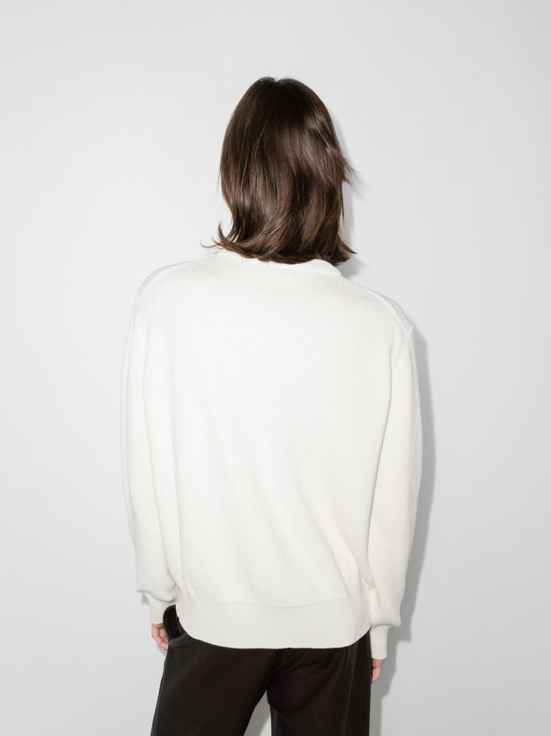 Patch Pocket Cotton Sweater