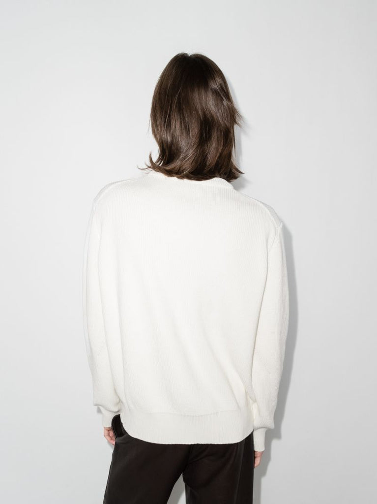 Patch Pocket Cotton Sweater