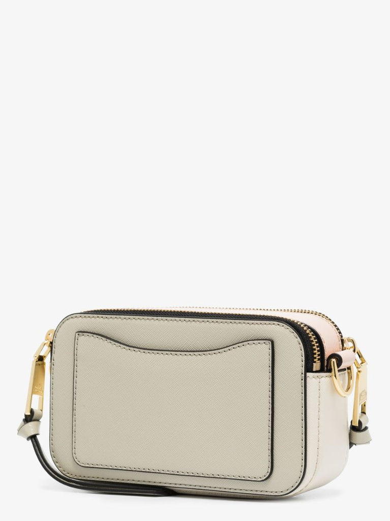 Beige the Snapshot Leather Cross Body Bag