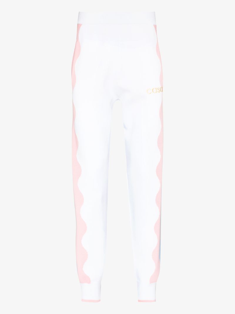 Panelled Knitted Track Pants