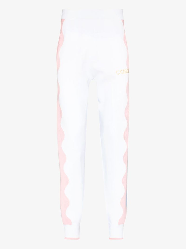 Panelled Knitted Track Pants