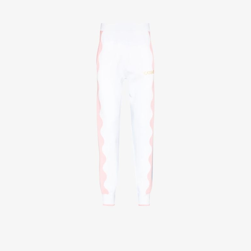 Panelled Knitted Track Pants