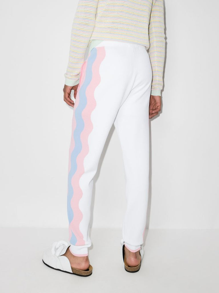 Panelled Knitted Track Pants