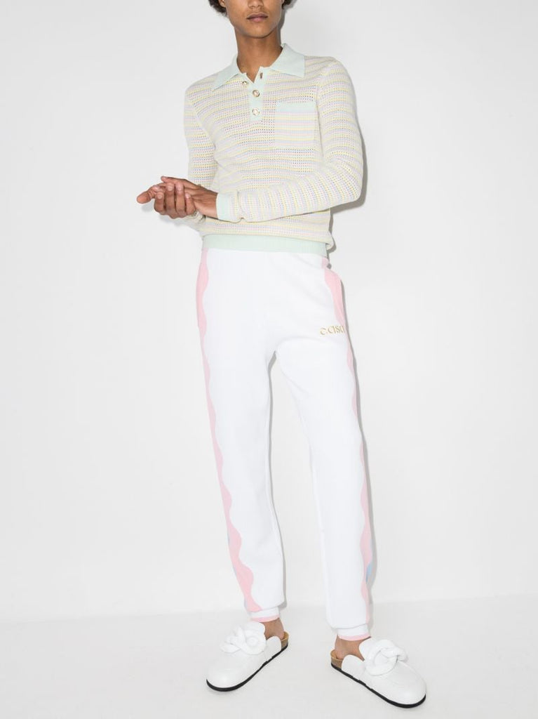 Panelled Knitted Track Pants