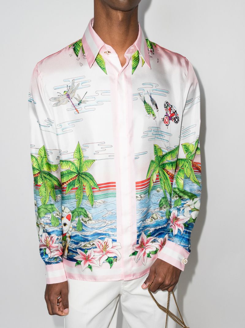 Printed Silk Shirt