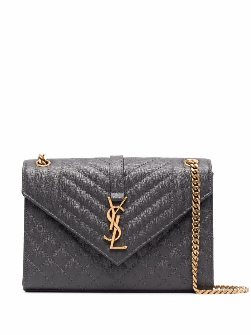 Slp Med Envelope Lthr Shldr Bag