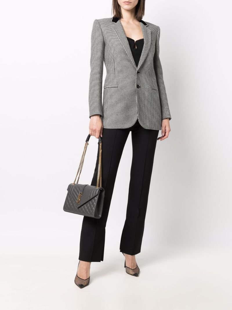 Slp Med Envelope Lthr Shldr Bag