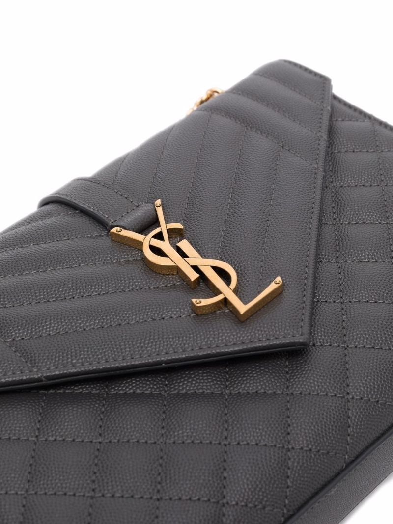 Slp Med Envelope Lthr Shldr Bag