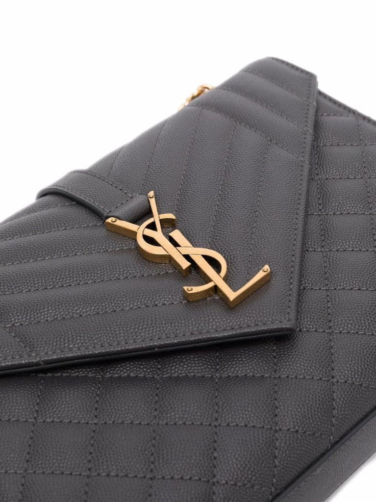 Slp Med Envelope Lthr Shldr Bag