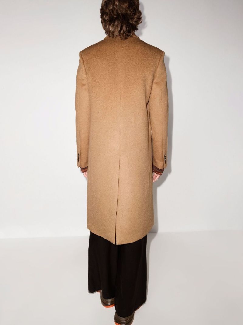 Single-breasted Wool Coat