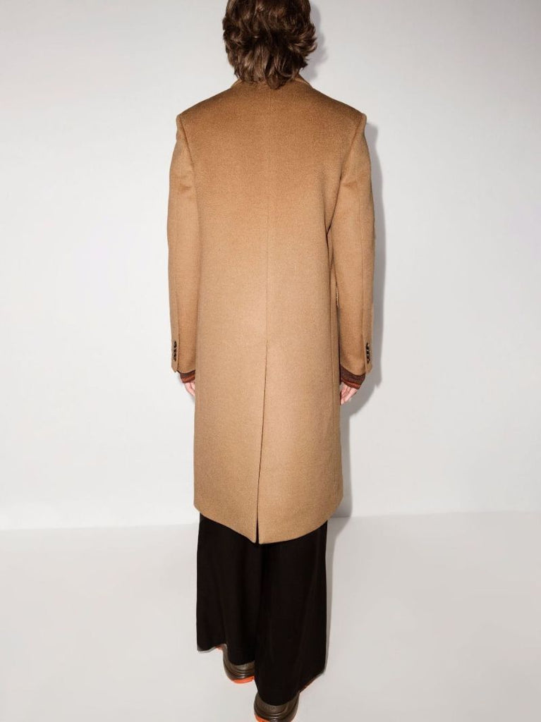 Single-breasted Wool Coat