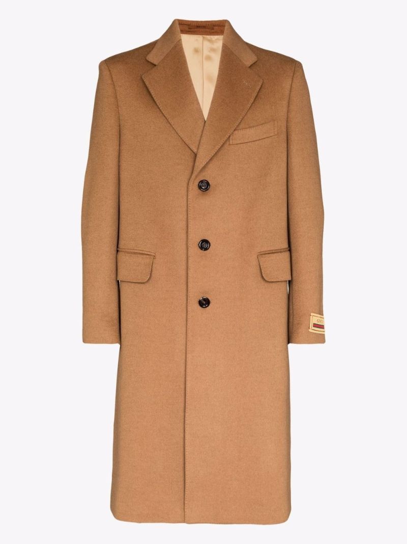 Single-breasted Wool Coat
