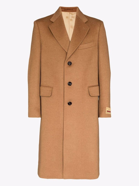 Single-breasted Wool Coat