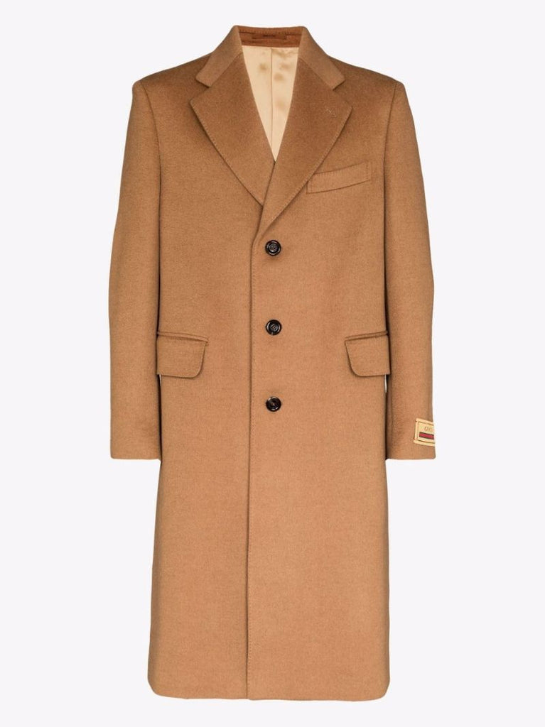 Single-breasted Wool Coat