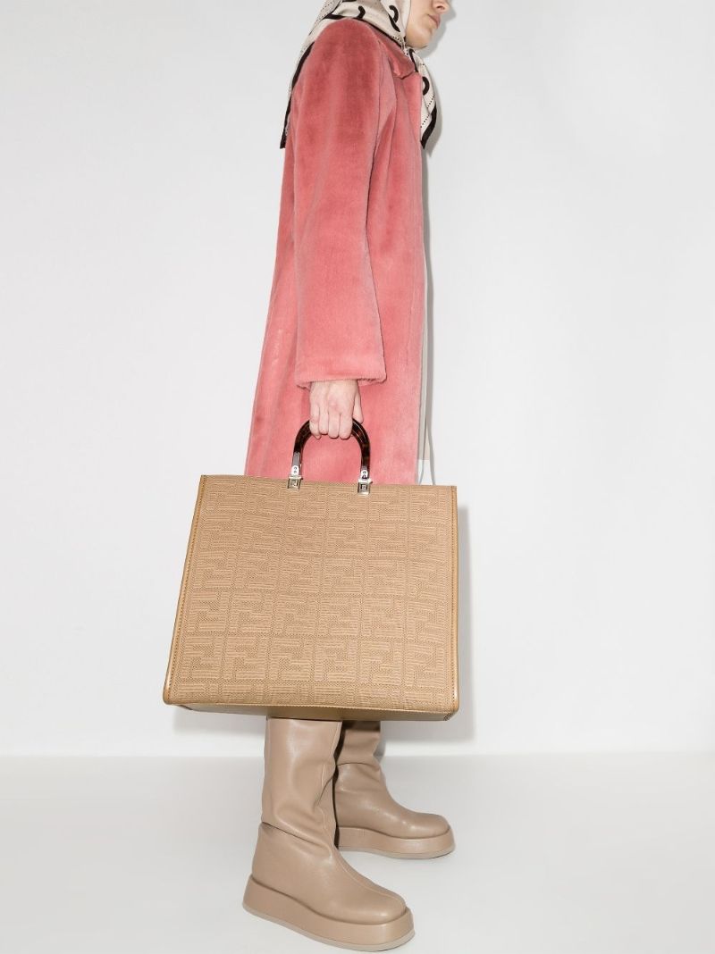 Neutral Sunshine Shopper Large Tote Bag