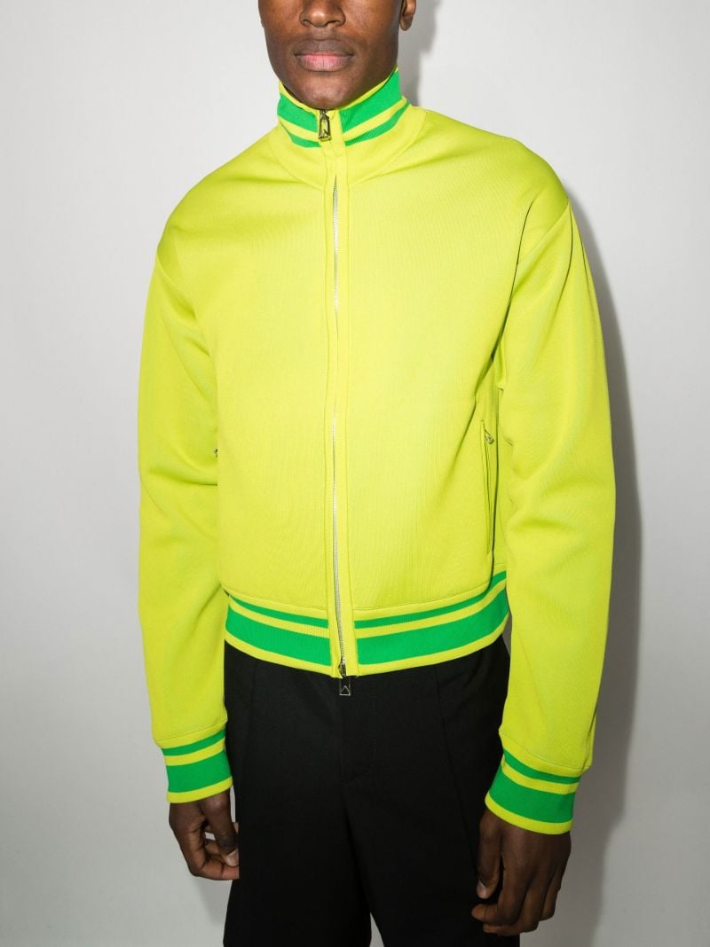 Striped Zip-up Track Jacket