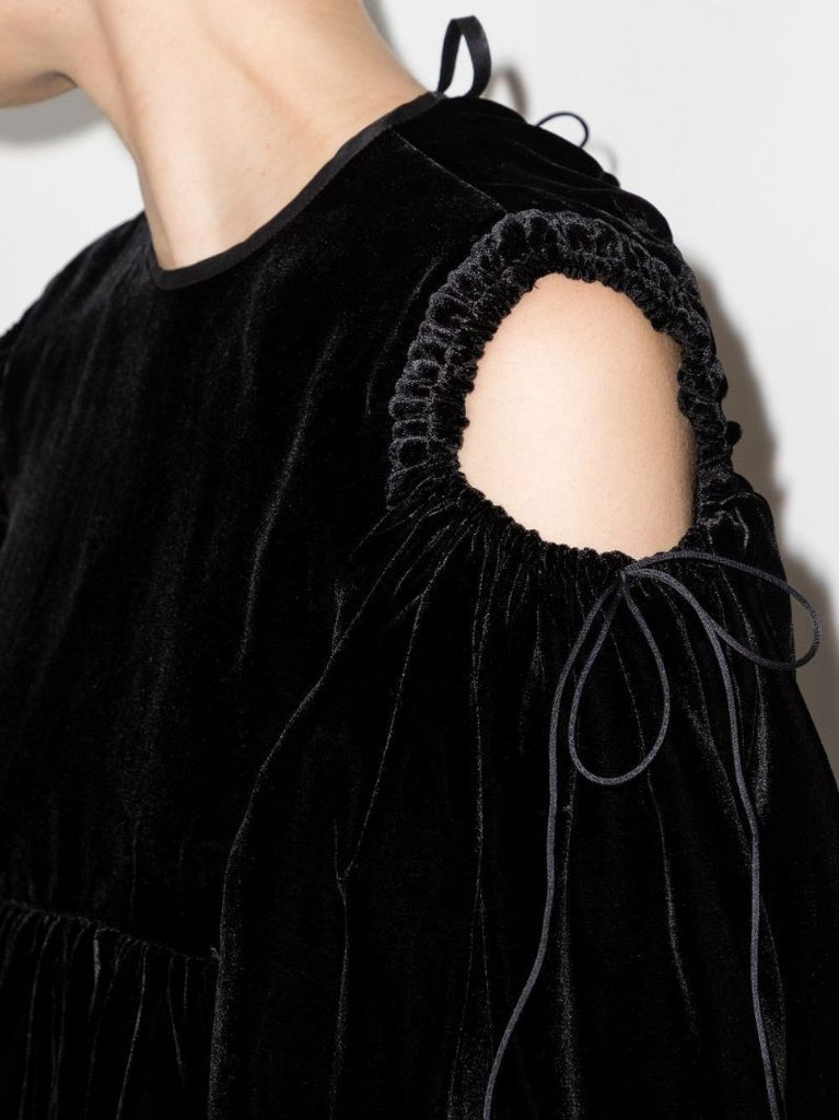 Jak Velvet Peplum Top