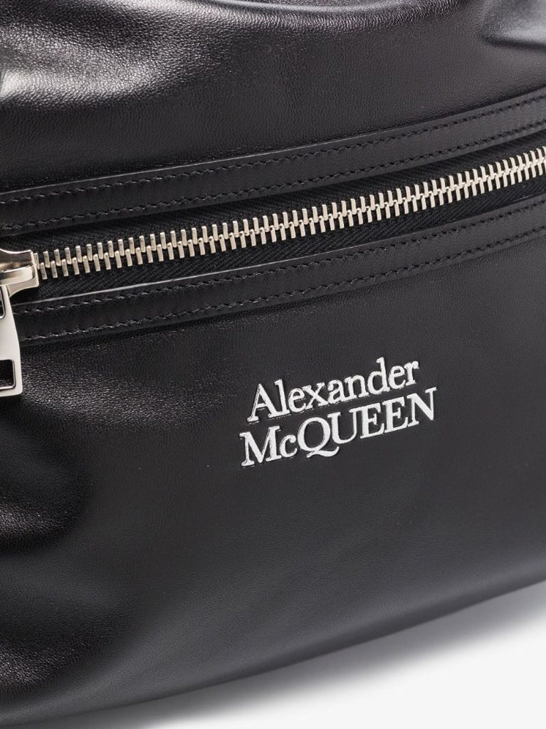Black Ball Bundle Leather Shoulder Bag